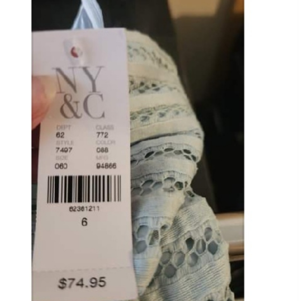 New york and company beautiful strapless dress nwt HAS POCKETS!